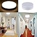 DLLT 12W LED Flush Mount Ceiling Light, 4.72” Closet Ceiling Light Fixtures, Flat Modern Round Lighting Fixture for Laundry Room, Hallway, Bedroom, Basements, Kitchen(Cool White 6000k)