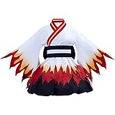 ZIXUN Hashibira Inosuke Cosplay Costume Women's Kimono Dress Suit