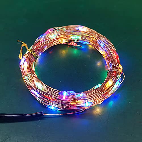 Christmas Lights USB Led String Lights Suitable for Indoor, Bedroom Holiday Christmas Wedding Decoration Window with USB Interface (Black a)