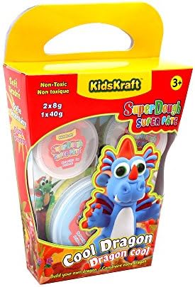 Time 4 Crafts Cool Dragon Super Dough, 5.5 x 8.5 x 2 inches, Blue