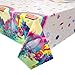 Trolls Birthday Party Supplies | Troll Party Decorations | Includes Paper Plates, Napkins, Cups and Disposable Trolls Tablecloth | Princess Poppy Birthday Party Supplies Serves 16