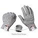 TYMXGHF Large Grey Protective Gloves, Cut Resistant, Breathable, Food Safe, Machine Washable
