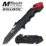 MT-A802RD M tvoSth2o Tech WvNqGy6orq Ballistic Spring Assist Knife 5.5