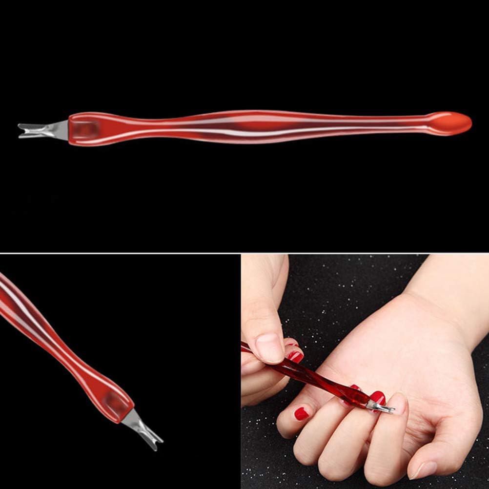 WODE Shop 5 Pack Manicure Pedicure Care Tool Kit, Practical Nail Art Tools Cuticle Cutter Trimmers Nipper Clipper Dead Skin Callus Removal Fork Cuticle Trimmer Removal Pusher and Spoon Nail Cleaner: Health & Personal Care