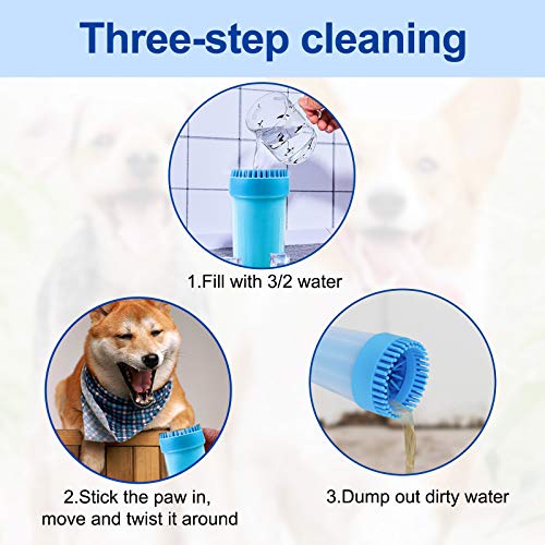 Adenta Dog Paw Washer, Portable Dog Paw Cleaner for MediumSized Dogs