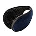 QXQY Earmuffs Unisex Classic Foldable Fleece Winter Outdoor Ear Warmer, Blue
