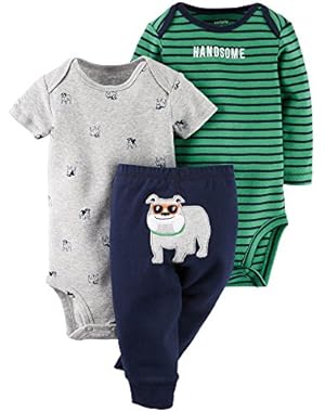 Carter's Baby Boys' 3 Piece Set-Bulldog