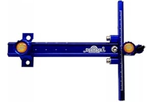 DeeRace Archery Recurve Bow Sight, Adjustable T Shape Target Shooting Bowsight with Optical Fiber Pin Sight