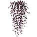 NAHUAA Artificial Hanging Vine, 2pcs 32 inches Outdoor Fake Hanging Plants Luxuriant Wall Hang Garland Porch Patio Arch Balcony Basket Garden Party Wedding Decorations