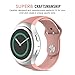 MoKo Gear S2 Watch Band, Soft Silicone Replacement Sport Band for Samsung Gear S2 Smart Watch, NOT FIT S2 Classic (SM-R732 & SM-R735), NOT FIT Gear Fit2 Watch, Vintage Rose