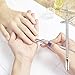 Mikobox Premium 4 Piece Double Ended Stainless Steel Manicure Cuticle Pusher Remover Kit MB-03