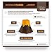 KItchen Gizmo, Eruption Disruption Microwave Cleaner - Clean In Minutes With This Fun, Erupting Volcano. (Brown)