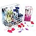 NEWCREA Makeup Organizer with Lid,Clear Bathroom Organizer with 3 Drawer,Acrylic Jewelry Holder Box to Tidy Your Cosmetics,Brush tools,Skin Care