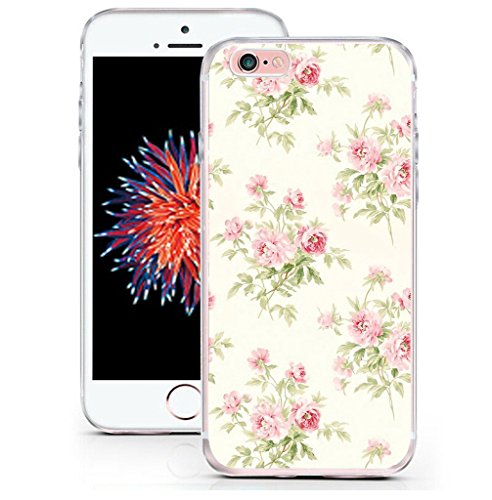 6S Case,Apple Iphone 6 Case Freshing Elegant Pink Flowers Florals