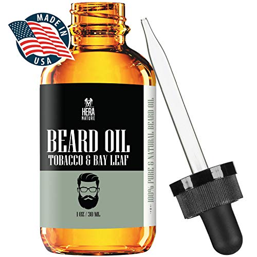 Hera Nature Beard Oil Conditioner for Men - Tobacco & Bay Leaf, Natural Ingredients, Keeps Beard and Mustache Full, Reduce Itchy, Promote Healthy Growth, Soft and Healthy, Vegan and Cruelty Free. - Thumbnail 6