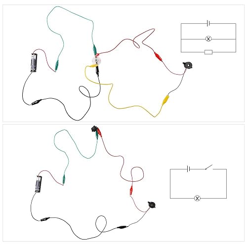 Sntieecr Kit d'Apprentissage du Circuit Électrique, Modèle de Voiture Sntieecr Kit d'Apprentissage du Circuit Électrique, Modèle de Voiture