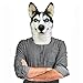 Off the Wall Toys Dogs Husky Costume Face Mask Kennel Club Dog Mask for Halloween Sports and More