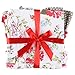 NEOVIVA Children Kitchen Aprons for Girls with Pocket for Matching Mother and Daughter Apron Set, Style Doris, Floral Lollipop Red