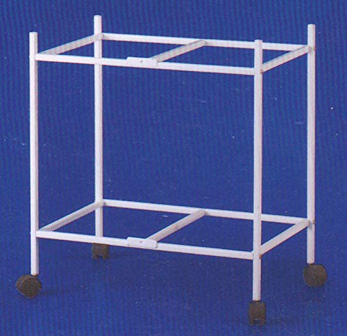 Mcage 2-Shelf Stand for Two of 24″ x 16″ x 16″ Breeding Flight Cages (White)