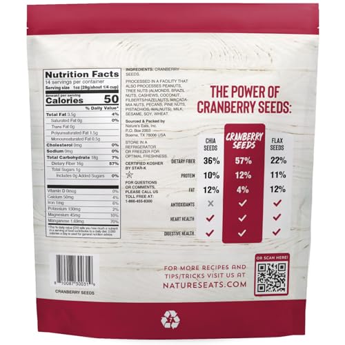 NATURE’S EATS CRANBERRY SEEDS 14OZ