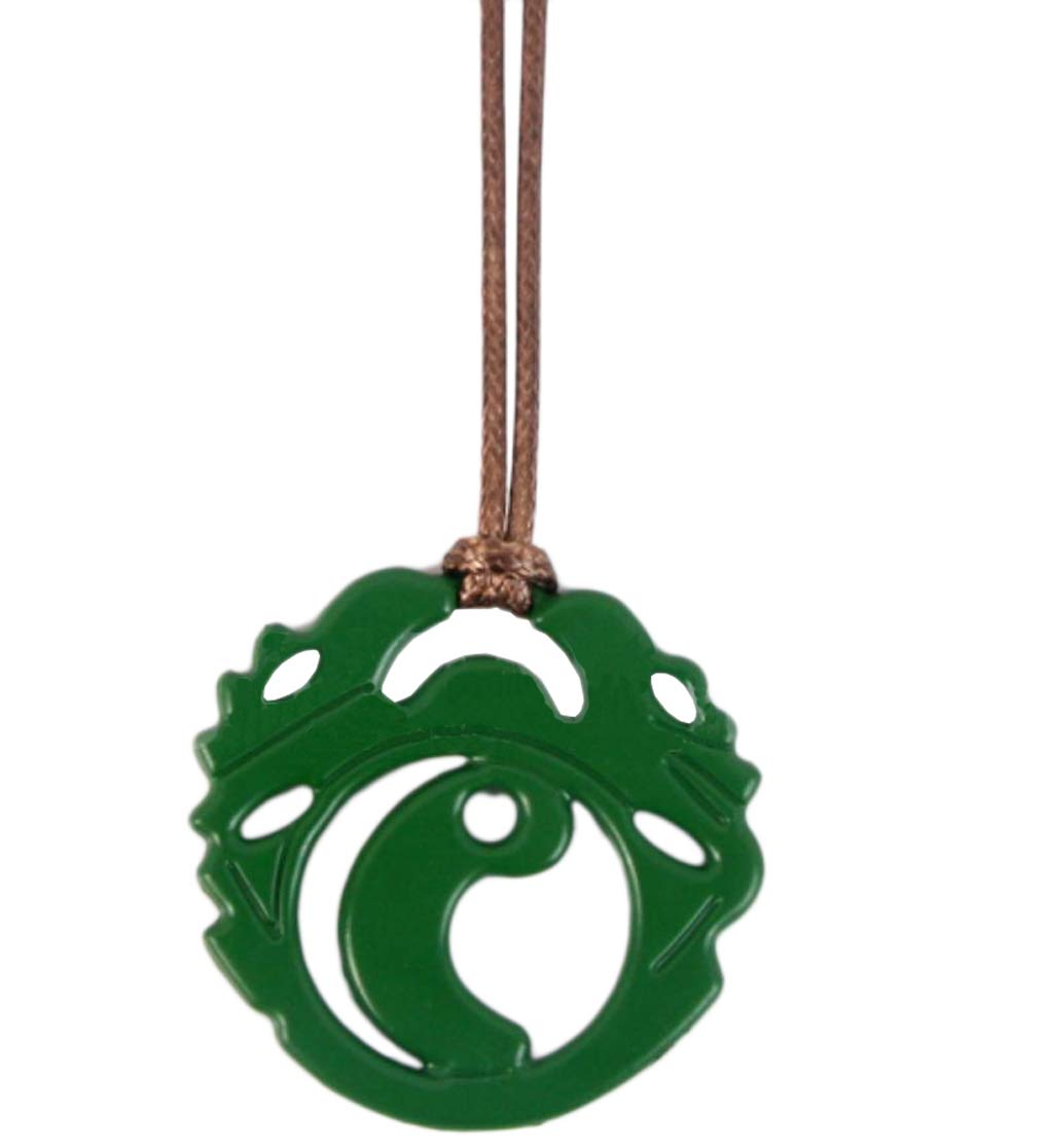 Xcoser Lara Necklace Croft Green Pendant Fancy Accessories Cosplay Props Xcoser