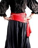 Pirate Buccaneer Renaissance Medieval Costume Bandana Sash