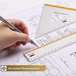 Mr. Pen- Geometry Set, Yellow Stripes, 4