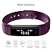 007plus Fitness Tracker, D115 Concise Style Point Touch Activity Tracker
