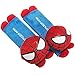 Mykubi Car Seat Strap Belt Covers for Kids, 2 Pack Spiderman Cute Cartoon Automotive Vehicle Car Safety Seatbelt Cover Soft Plush Padded Seat Belt