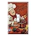 Graphics Wallplates - Bon Appetite Fat Chef Kitchen Guy- Single Toggle Wall Plate Cover