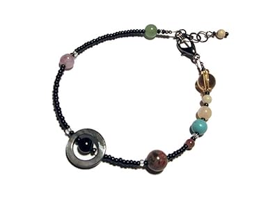 Chain Of Being Miniverse Bracelet We Love Pluto 75 85in Adjustable Solar System Bracelet 2750