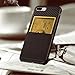 TRAKK SLIM iPhone 7 Plus PU Leather Case, Premium Woven Rich Texture with Credit Card Slot Holder, TWILL Lined iPhone Protective Case for Apple iPhone 7 Plus 5.5 Inch, Brown