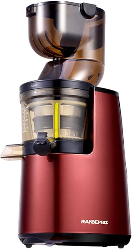 ZHGJSQ Juicer Low Slow Large Diameter Milk Tea Juice Soymilk Multifunction Fruit Machine Juicer