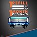 Gillette Fusion5 ProGlide Men's Razor Blade Refills, 4 Count, Mens Razors / Blades