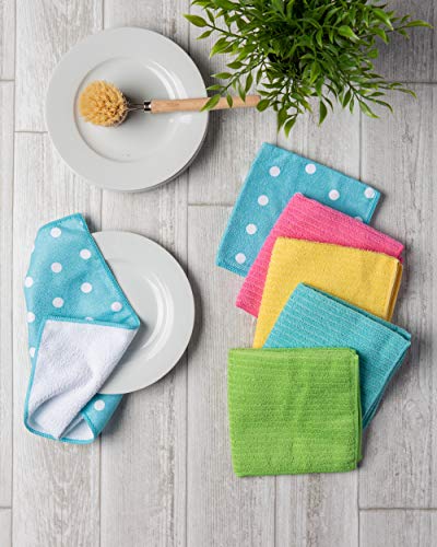 image for DII Microfiber Multi-Purpose Cleaning Cloths Perfect for Kitchens, Dis