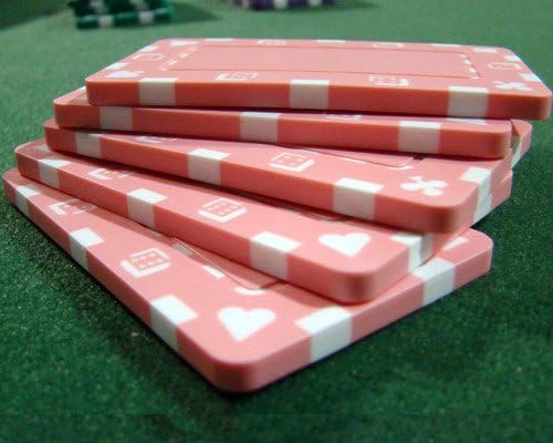 Choose Colors! 25 Rectangular Poker Chip Plaques