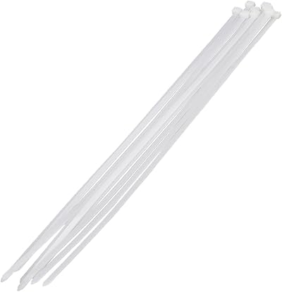 Blue Spot Tools 40050 Clear Heavy Duty Nylon 66 Cable Ties Self Locking Pack 100