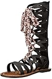 Sam Edelman Kids Girls' Gigi Gena Flat, Black Novo, 1 M US Little Kid