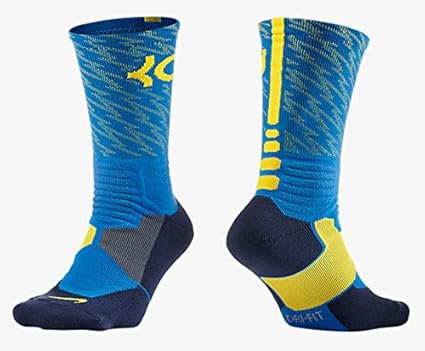 blue and yellow nike socks