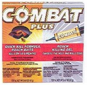 Combat Plus Quick Kill Formula &amp; Roach Killing Gel (Pack of 12)