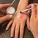 Glitter Tattoo Kit - Amazing Gift Idea for Girls (15 X-Large Color Jars, 32 Temporary Tattoos Stencils, 2 Glue Applicator & 2 Cosmetic Brushes) Hypoallergenic, Waterproof and Easy to Apply