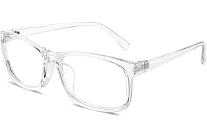 GQUEEN Fake Clear Glasses Non Prescription Glasses Eyeglasses Rectangular Frame, 201512