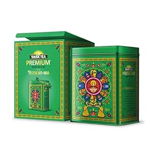 TATA Tea Premium Pattachitra 250gm Festive Tin Pack
