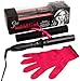 Sultra The Bombshell Rod Clipless Curling Iron with Protective Heat Glove, 1.5 Inch