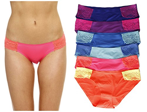 Just Intimates Bikini Underwear/Panties for Women (Pack of 6) 6P-13158