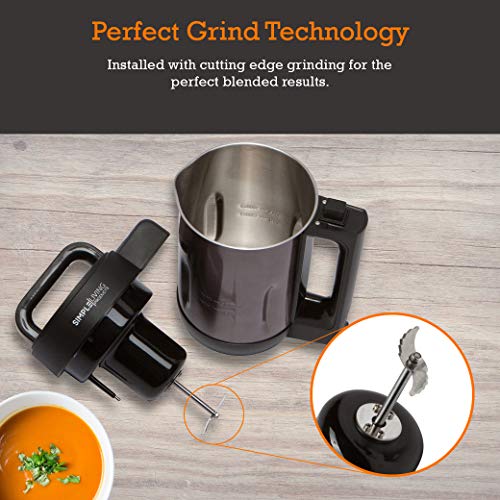 Simple Living Products 1.6L Deluxe Portable Soup Maker, Soy Milk Maker, Blender and Juicer
