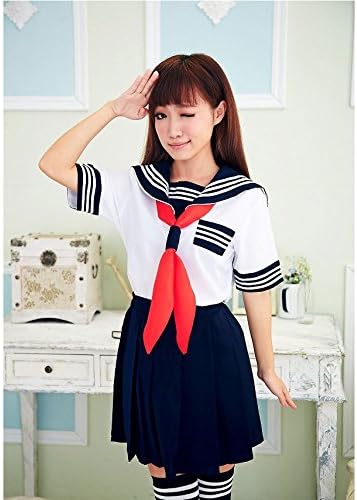 Amazon Co Jp セーラー服コスプレ 女子高生 制服 女装 ロリータ服 制服 学園祭 文化祭 仮装 本格制服 Jk制服 定番 可愛い 清純1001 ｌ Hobby