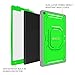 Fintie Case for Amazon Fire HD 10 (7th and 9th Generations, 2017 and 2019 Releases) - [Tuatara Magic Ring] 360 Rotating Multi-Functional Grip Carry Cover w/Built-in Screen Protector, Green