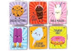 Raymond Geddes Link Up Scented Kneaded Erasers (Series One - 36 Pieces) - 6 Moldable Eraser Designs with Snap Case - Fun Puzzle Kids Erasers