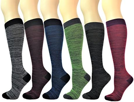 Women's Soft Knee High Socks,Casual, Multi Color Value
